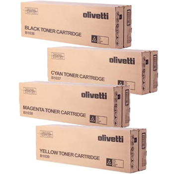 Original Olivetti B103 CMYK Multipack Toner Cartridges (B1037/ B1038/ B1039/ B1036)
