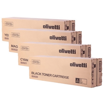 Original Olivetti B092 CMYK Multipack Toner Cartridges (B0920/ B0921/ B0922/ B0923)