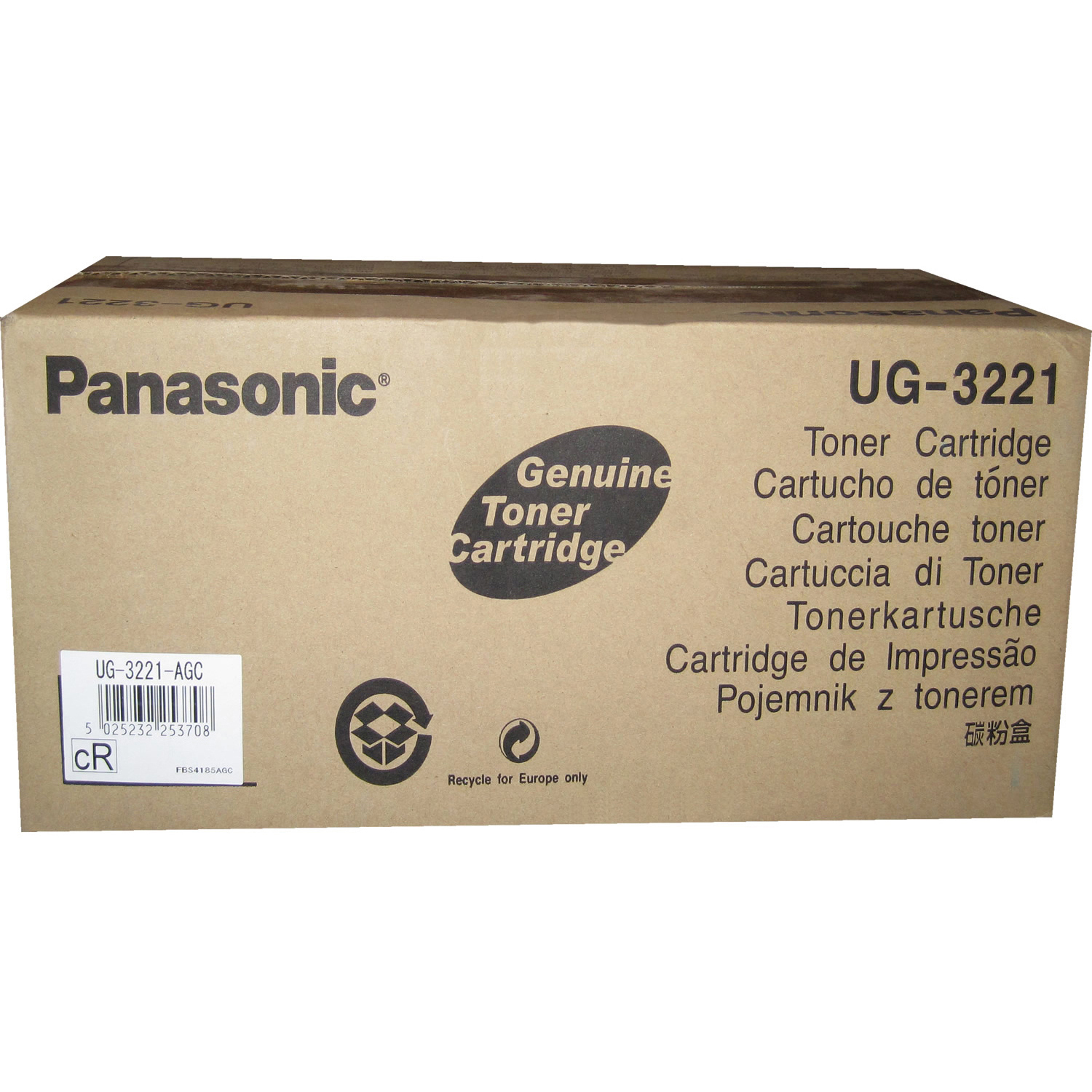 Original Panasonic UG3221 Black Toner Cartridge (UG3221)