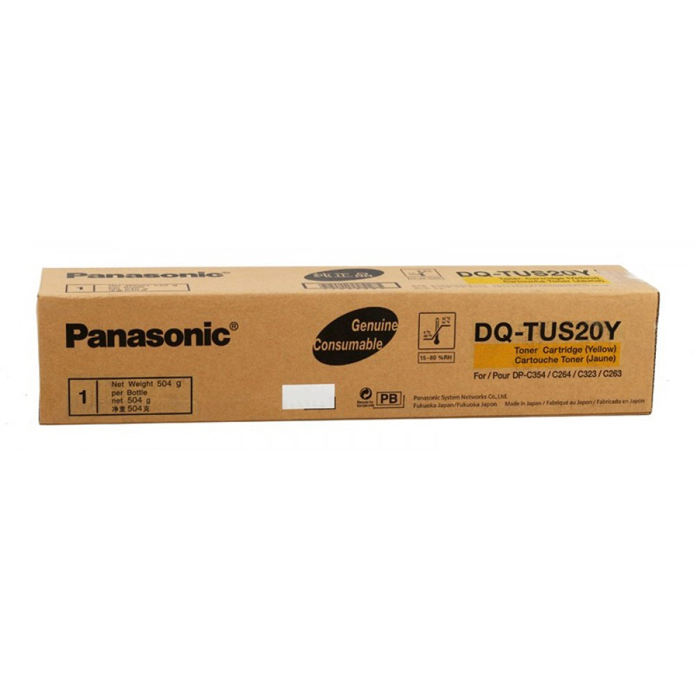 Original Panasonic DQTUS20Y Yellow Toner Cartridge (DQTUS20Y)