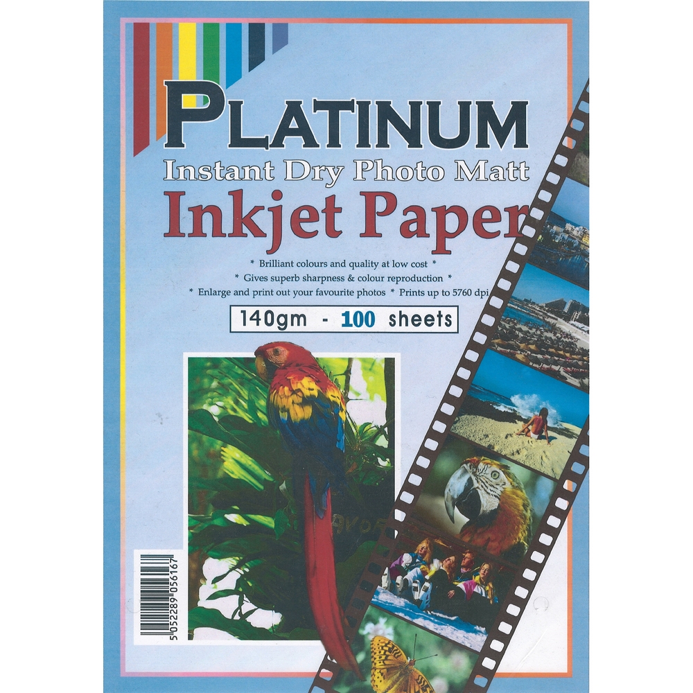 Original Platinum Matte A4 140gsm Photo Paper - 100 sheets