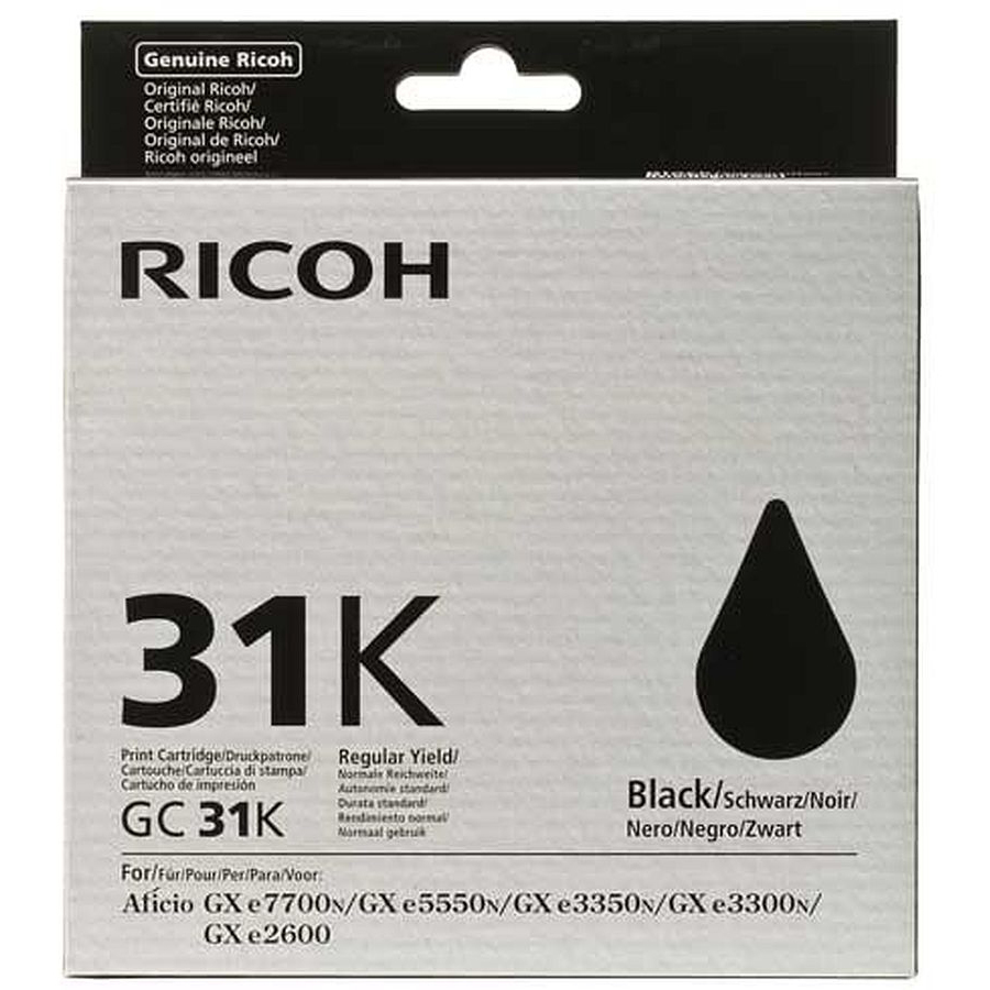 Original Ricoh GC31K Black Gel Ink Cartridge (405688)