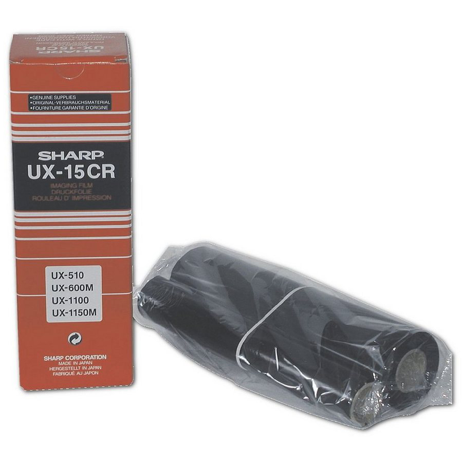 Original Sharp UX15CR Black Ink Film Ribbon (FO-15CR/UX15CR)