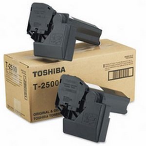 Original Toshiba T-2500E Black Twin Pack Toner Cartridges (60066062053)
