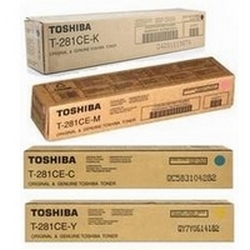 Original Toshiba T-281CE CMYK Multipack Toner Cartridges (6AJ00000041/ 6AK00000046/ 6AK00000047/ 6AK00000107)