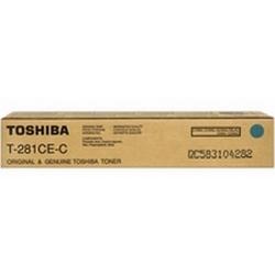 Original Toshiba T-281CEC Cyan Toner Cartridge (6AK00000046)
