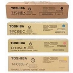 Original Toshiba T-FC35E CMYK Multipack Toner Cartridges (T-FC35EK/ T-FC35EC/ T-FC35EM/ T-FC35EY)