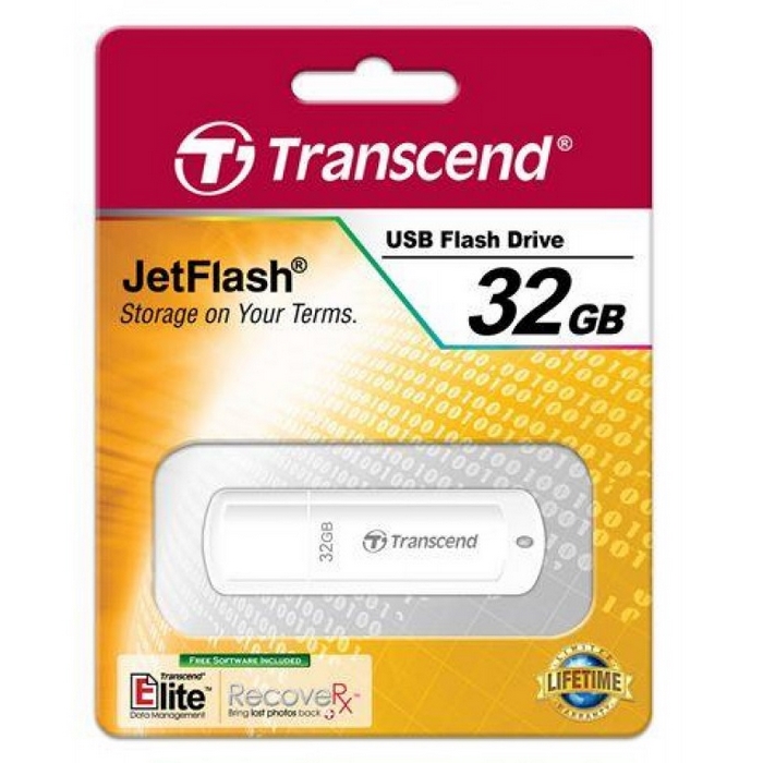 Original Transcend JetFlash 370 32GB USB 2.0 Flash Drive (TS32GJF370)