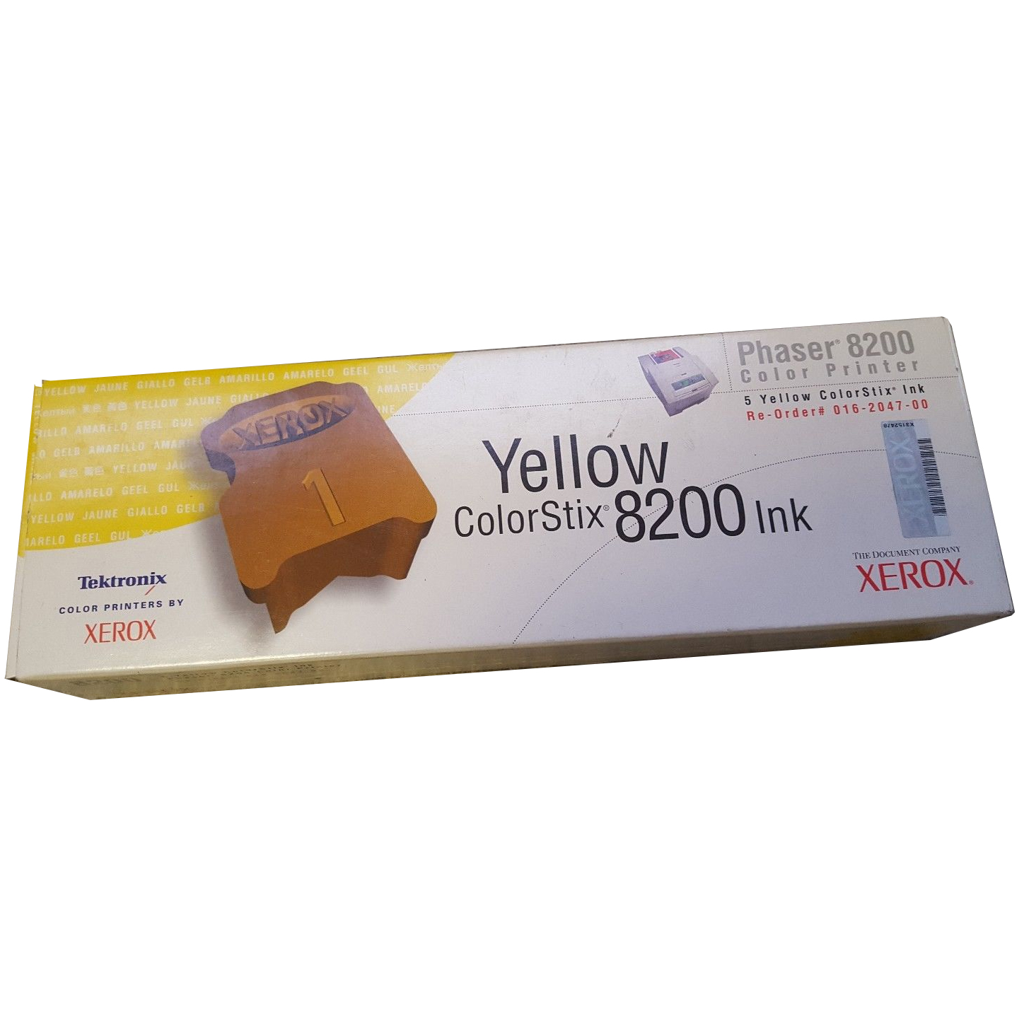 Original Xerox 16204700 Yellow 5 Pack Solid Ink (016204700)