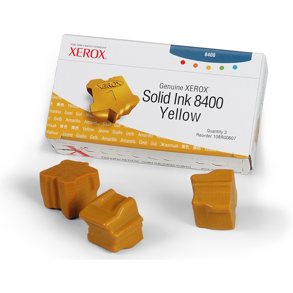 original-xerox-108r00607-yellow-triple-pack-solid-ink-108r00607