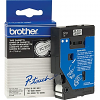 Original Brother TC-201 Black On White 12mm x 7.7m P-Touch Label Tape (TC201)