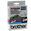 Original Brother TX-221 Black On White 9mm x 15m Label Tape Cassette (TX221)