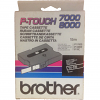 Original Brother TX-315 White On Black 6mm x 15m P-Touch Label Tape (TX315)
