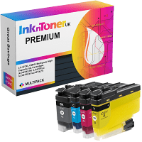 Compatible Brother LC-427XL CMYK Multipack High Capacity Ink Cartridges (LC427XLBK /LC427XLC /LC427XLM /LC427XLY)