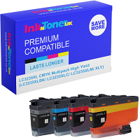 Compatible Brother LC3235XL CMYK Multipack High Capacity Ink Cartridges (LC3235XLBK/ LC3235XLC/ LC3235XLM/ LC3235XLY)