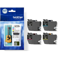 Original Brother LC421XL CMYK Multipack High Capacity Ink Cartridges (LC421XLVAL)
