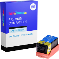 Compatible Epson 266 Black Ink Cartridge (C13T26614010) T2661 Globe