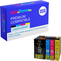 Compatible Epson 27XXL / 27XL CMYK Multipack Ink Cartridges (C13T27914010 / C13T27154010) T2791 & T2715 Alarm Clock