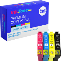 Compatible Epson 29XL CMYK High Capacity Multipack Ink Cartridges (C13T29964012) T2996 Strawberry