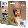 Original Epson 378XL C, M, Y, K, LC, LM Multipack High Capacity Ink Cartridges (C13T37984010) T3798 Squirrel