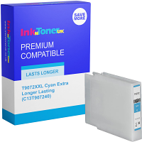 Compatible Epson T9072XXL Cyan Extra Longer Lasting Ink Cartridge (C13T907240)