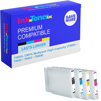 Compatible Epson T908XL CMYK Multipack High Capacity Ink Cartridges (T9081 / T9082 / T9083 / T9084)