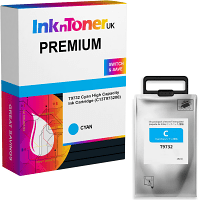 Compatible Epson T9732 Cyan High Capacity Ink Cartridge (C13T973200)