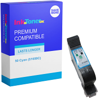 Premium Remanufactured HP 50 Cyan Ink Cartridge (51650C)