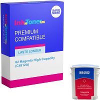 Compatible HP 82 Magenta High Capacity Ink Cartridge (C4912A)