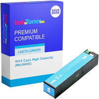 Premium Remanufactured HP 991X Cyan High Capacity Ink Cartridge (M0J90AE)