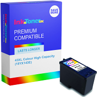 Premium Remanufactured Lexmark 43XL Colour High Capacity Ink Cartridge (18YX143E)