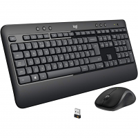 Original Logitech MK540 ADVANCED Wireless and Mouse Combo keyboard USB QWERTY English Black (920-008684)