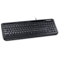 Original Microsoft 600 Wired Keyboard USB QWERTY Black (ANB-00006)