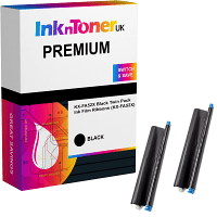 Compatible Panasonic KX-FA52X Black Twin Pack Ink Film Ribbons (KX-FA52X)