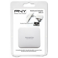Original PNY All-in-One USB 2.0 Memory Card Reader (AXP724)