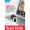 Original SanDisk Ultra Fit 16GB Black USB 3.1 Flash Drive (SDCZ430-016G-G46)