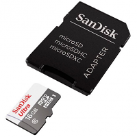 Original SanDisk Ultra Class 10 16GB MicroSDHC Memory Card (SDSQUNS-016G-GN3)
