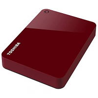Original Toshiba Canvio Advance Red 3TB USB 3.0 External Hard Drive (HDTC930ER3CA)