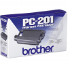 Original Brother PC-201 Black Ink Ribbon Cartridge (PC201)