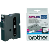 Original Brother TX-241 Black On White 18mm x 15m P-Touch Label Tape (TX241)