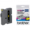 Original Brother TX-631 Black On Yellow 12mm x 15m Laminated P-Touch Label Tape (TX631)