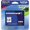 Original Brother TZe-211 Black On White 6mm x 8m Laminated P-Touch Label Tape (TZE211)