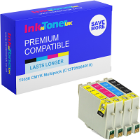 Compatible Epson T0556 CMYK Multipack Ink Cartridges (C13T05564010) Duck