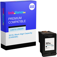 Premium Remanufactured HP 301XL Black High Capacity Ink Cartridge (CH563EE)