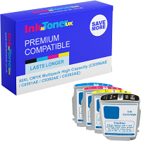 Compatible HP 88XL CMYK Multipack High Capacity Ink Cartridges (C9396AE / C9391AE / C9392AE / C9393AE)