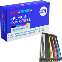 Compatible HP 970XL / 971XL CMYK Multipack High Capacity Ink Cartridges (CN628AE / CN625AE / CN626AE / CN627AE)