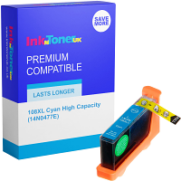 Compatible Lexmark 108XL Cyan High Capacity Ink Cartridge (14N0477E)