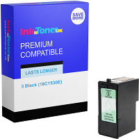 Premium Remanufactured Lexmark 3 Black Ink Cartridge (18C1530E)