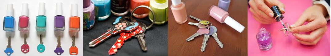 nail polish for keys