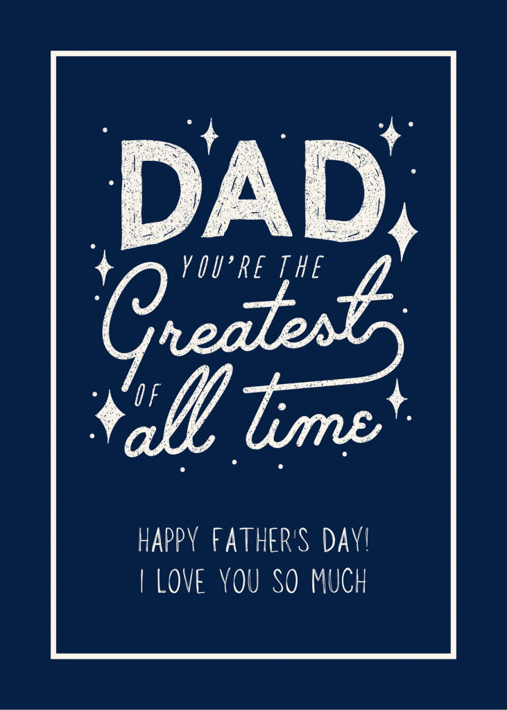 Father's Day Card Idea #1